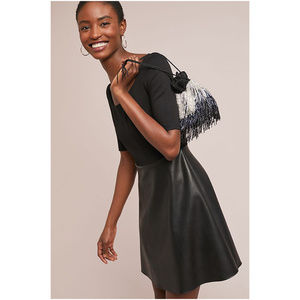 Anthropologie Little Black Ponte Dress Bailey 44 Cocktail Party LBD